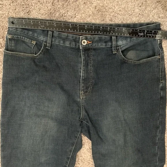 Weatherproof Fleece Lined Jeans Men's Size 40x32 Dark Wash - Picture 8 of 11